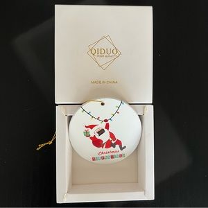 Qiduo Christmas Ornament - 2020 Christmas Quarantined Santa Claus